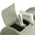 Toilette per gatti Curver - verde: L 51 x P 38,5 x H 39,5 cm