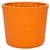 LickiMat Yoggie Pot Snack Dog Toy – Orange - 9.5 x 9 cm (Diameter x H)