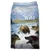 Упаковка Taste of the Wild Pacific Stream Canine Formula with Smoked Salmon, надпись: processed with purified water, изображены медведи и волки у реки.