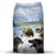 Taste of the Wild Pacific Stream Canine Formula with Smoked Salmon, A Grain-Free Diet feliratú kutyatáp csomagolás, hegyi és állatos illusztrációval, Purified Water jelöléssel.