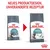 Royal Canin Care Hairball. Neues Produktdesign, unveränderte Rezeptur. Bewährte Ergebnisse in 14 Tagen. Verpackung zeigt Katze und Produktinformationen.