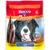 Rocco Snack Chings, 100 % Fleisch, reines Naturprodukt, ohne Konservierungsstoffe, Rind 120 g. Emballage avec photo de chien et morceaux de viande visibles.