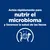 Acción rápida para nutrir el microbioma y favorecer la salud de las heces. Símbolo con un gato y un intestino.