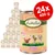Lukullus Huhn & Kalb Junior märkäruoka, 24 x 400 g tölkkiä. Etiketissä kana ja vasikka, teksti: Extra calcium & phosphorus, mit Haferflocken, Möhre und Leinöl. Lukullus Huhn & Kalb Junior märkäruoka, 24 x 400 g tölkkiä. Etiketissä kana ja vasikka, teksti: Extra calcium & phosphorus, mit Haferflocken, Möhre und Leinöl.