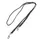 Hundesnor Mesh: 200 cm lang, 15 mm bred, antracit