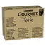 Gourmet Perle en sobres 96 x 85 g - Pack % - 2 x Salmón y pescado blanco, sardina y atún, salmón y abadejo, pez marino y atún
