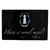 Black mat with white text 'Have a royal meal!' and logo 'The little King of Dogs' with silhouette of a dog in a decorated frame.