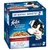 Purina Felix So Gut wie es aussieht cat food, 24 sachets. Meat selection in jelly: 6x chicken, 6x beef, 6x rabbit, 6x lamb. Visible text in German and French.