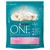 Sachet Purina ONE Junior 800 g, pour chatons 1–12 mois, riche en poulet et céréales complètes. Texte visible : Visible Health for Today & Tomorrow, Actilea Natural Defence Science.