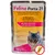 Feline Porta 21 kiegészítő macskaeledel, fehér tonhalhús aloe vera gélben, 100 g, gabonamentes piktogrammal. Csomagoláson többnyelvű leírás látható.