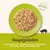 Thunfishfilet, Meeresalgen, Reismehl, pflanzliches Geliermittel. Made with natural ingredients. Texte en allemand et anglais.