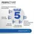 PERFECT FIT total 5, texte en allemand : soutient les défenses naturelles, voies urinaires saines, digestion saine, peau et pelage sains, contrôle du poids, INDOOR 1+.
