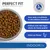 Perfect Fit Indoor 1+ croquettes, riche en poulet, élaboré avec des ingrédients de haute qualité, pour aider à maintenir le microbiome intestinal, avec prébiotiques naturels.