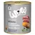 Boîte WOW pour chien senior 10+ ans, canard, algue et patate douce, 71 % viande et abats, 0 % céréales et gluten, texte multilingue, images de viande, patate douce et herbes. Boîte WOW pour chien senior 10+ ans, canard, algue et patate douce, 71 % viande et abats, 0 % céréales et gluten, texte multilingue, images de viande, patate douce et herbes.