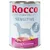 Boîte Rocco Sensitive 400 g, Single 1 Protein, dinde et pommes de terre. Texte visible : It's meat time, Turkey & potatoes, Dinde et pommes de terre.
