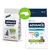 Dvě balení krmiva ADVANCE Active Defense Sterilized Junior 1,5 kg pro kočky, starý a nový design obalu, s vyobrazením kočky a klíčovými informacemi o produktu na přední straně.