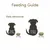 Fütterungsempfehlung: Kleine Hunde (2,5-12kg) täglich 45-155g, mittelgrosse Hunde (12-25kg) täglich 155-260g.