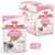 Royal Canin Kitten up to 12 months, 85 g pouch, pack of 12, soft texture for milk teeth, image of a cat and food pieces on the packaging.
