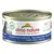 Almo Nature HFC Natural tin with '100% profits to nature' label and text indicating tuna with clams in multiple languages.