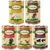 Пет консерви Lukullus Adult 400 г с различни вкусове: Geflügel & Lamm, Kaninchen & Wild, Wildkaninchen & Truthahn, Lachs & Huhn, Rind & Truthahn. Видими животни и текст на немски.