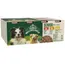 James Wellbeloved Senior 7+ years variety pack with chicken, turkey, and lamb recipes. Contains 12 trays of 400g each. Key benefits: immune system, healthy heart, joint support.
