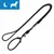 Black adjustable lead with metal clips, shown in size L for large pets, featuring a loop handle and attachment rings. Black adjustable lead with metal clips, shown in size L for large pets, featuring a loop handle and attachment rings.