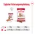 Tägliche Fütterungsempfehlung für Royal Canin Medium Ageing 10+: Gewicht des Hundes 11kg = 67g Trockenfutter + 1 Dose, 16kg = 123g + 1 Dose, 25kg = 213g + 1 Dose.
