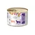 Boîte 4Vets Natural Gastro Intestinal pour chat, 185 g. Texte visible : Veterinary Exclusive, grain free, linseed, bêta-glucans, FOS & MOS. Illustration de chat et fruits/légumes.