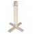 Krabpaal van licht hout met sisal omwikkelde stam en kruisvoet voor stabiliteit.