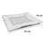 Cama refrigerante Flamingo Fresk Drop, gris - Talla L: 91 x 76 cm (L x An)