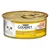 Blik Purina Gourmet Gold Feine Pastete mit Huhn, afbeelding van witte kat en plakje paté op een bord zichtbaar op het etiket. Blik Purina Gourmet Gold Feine Pastete mit Huhn, afbeelding van witte kat en plakje paté op een bord zichtbaar op het etiket.