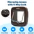 PetSafe microchip access with 4-way locking: options for 'In or Out', 'In only', 'Out only' and 'Locked'. Close-up of locking mechanism.