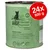 catz finefood N°15 Huhn & Fasan macskaeledel konzerv, 24×800 g. Felirat: no animal testing, no added sugar, high premium, grainfree, 93% hús és főzőlé.