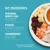 Key ingredients: seasonal white fish, easily digested and rich in nutrients; potato, a good source of potassium; cranberries, carefully chosen for added variety.