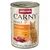 Animonda Carny Adult marha + csirke, 100% friss összetevők, gabonamentes, Made in Germany. Konzerv macska és húskockák képével.