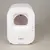 kooa. White automatic pet toilet system with controls and wooden feet, suitable for hygienic pet care.