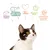 Reines Futter, perfektes Eiweiss-Fett-Verhältnis, Tierschutz, bessere Welt, glückliche gesunde Katzen. Illustration mit Katze darunter.