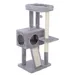 zooplus Basics kradsetræ medium - grå