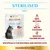 Sterilised HFC chicken with tuna, 100% natural, mix of flavours, reduced calorie intake, specifically for neutered and spayed cats. Adult and mature cat food.