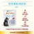 almo nature STERILISED HFC thon de l’Atlantique, conçu pour chats stérilisés, 100 % naturel, mono-protéine, peu calorique. Texte en anglais, italien, allemand et néerlandais visible.