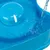 Fontana blu per bere con acqua corrente e bolle gorgoglianti, adatta per l'approvvigionamento idrico degli pet.