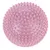 Palla rosa con superficie a nodi, adatta per gioco o massaggio.
