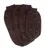 Quatre pulls pour chien en maille marron, motif torsadé, présentés côte à côte pour montrer différentes tailles.