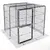 TIAKI Outdoor Katzengehege, schwarz - L 160 x B 160 x H 162 cm TIAKI Outdoor Katzengehege, schwarz - L 160 x B 160 x H 162 cm