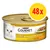 Scatoletta Purina Gourmet Gold Zarte Häppchen in Sauce mit Huhn und Leber, confezione da 48x. Testo in tedesco visibile sull'etichetta. Scatoletta Purina Gourmet Gold Zarte Häppchen in Sauce mit Huhn und Leber, confezione da 48x. Testo in tedesco visibile sull'etichetta.