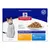 Hill's Science Plan Mature Adult 7+ паучове за котки, 12×85 г: 6 с пиле, 6 с риба. Chunks & Gravy. За зрели котки над 7 години. Favourite Selection.