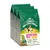 James Wellbeloved Superfoods Adult kutyatáp, 1,5 kg, pulykahússal és quinoával, csomagban három zöld-fehér zacskó látható, elöl futó kutyák képeivel.