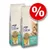 Två förpackningar Purina Cat Chow Hairball, 50 % animal proteins, synlig kattbild och röd rabattikon med procenttecken. Två förpackningar Purina Cat Chow Hairball, 50 % animal proteins, synlig kattbild och röd rabattikon med procenttecken.