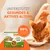 Texte en allemand : 'Unterstützt gesundes & aktives Altern', '99% tierisches Protein'. Boîte IAMS Land Collection pour chats 7+ ans, 12x85g. Chat roux mangeant dans une assiette.