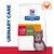 Prescription diet food for urinary care, c/d stress multicare and weight management, with chicken symbol and image of a cat on the packaging. Prescription diet food for urinary care, c/d stress multicare and weight management, with chicken symbol and image of a cat on the packaging.